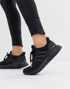Черные кроссовки adidas Running Ultraboost - Оранжевый