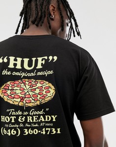 Черная футболка HUF Hot & Ready - Черный