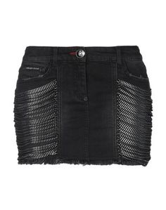Джинсовая юбка Philipp Plein