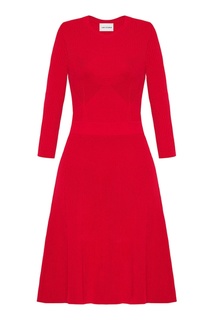 Красное трикотажное платье мини I Am Studio