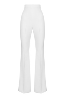 Расклешенные белые брюки Flared White высокой посадки Sorelle