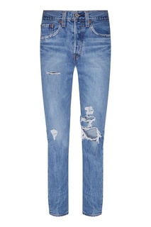 Голубые джинсы с прорезями Levis®