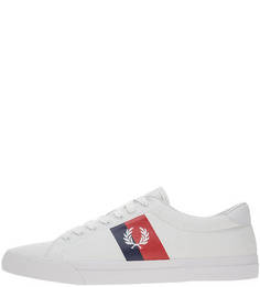 Текстильные кеды с принтом Fred Perry