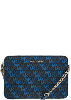 Маленькая сумка с монограммой бренда Crossbodies Michael Michael Kors