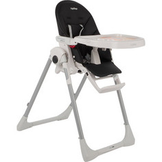 Стульчик для кормления Peg-Perego PRIMA PAPPA FOLLOW ME LICORICE , (черн/эко-кожа) (GL000917762)