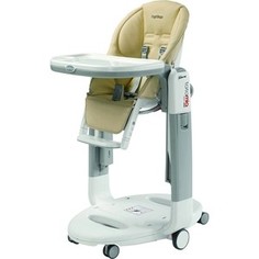 Стульчик для кормления Peg-Perego TATAMIA FOLLOW ME PALOMA , (бежевый/эко-кожа) (GL000917757)