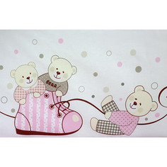 Комплект детского постельного белья Pituso Мишки розовый (мр 302)