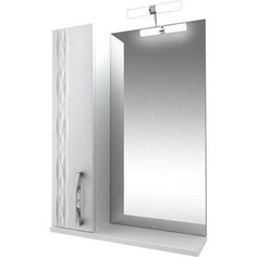Шкаф-зеркало Triton Кристи 55 белый L (Н0000099465) Тритон