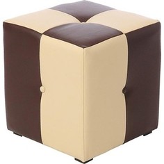 Пуф Мебельстория Рубио-1 коричнево-бежевый