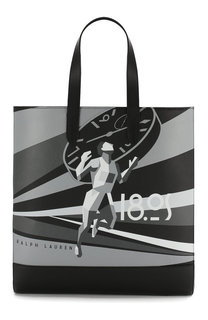 Кожаная сумка-шоппер Ralph Lauren