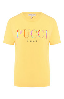 Хлопковая футболка Emilio Pucci