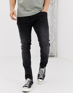 Черные выбеленные зауженные джинсы Tom Tailor - Черный