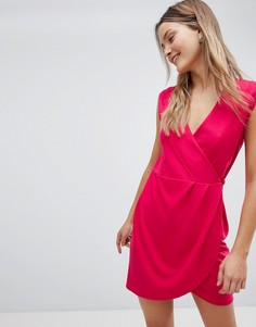 Платье с запахом French Connection - Красный