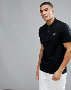 Черная футболка-поло с логотипом Lacoste Sport - Черный