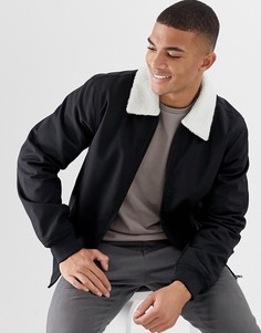 Kуртка Харрингтон с воротником борг French Connection - Черный