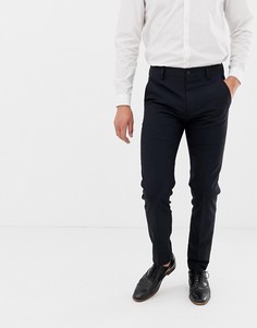 Однотонные брюки скинни French Connection - Темно-синий
