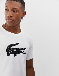 Белая футболка с логотипом Lacoste Sport - Белый