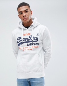 Худи серого цвета Superdry - Серый