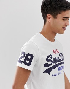 Белая футболка с логотипом Superdry - Белый