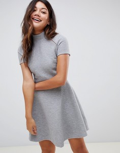Короткое приталенное платье Superdry Erin - Черный