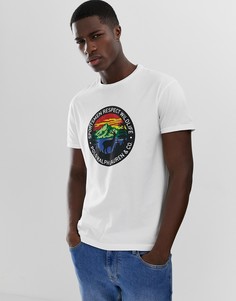 Белая футболка с принтом Polo Ralph Lauren - Белый