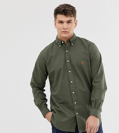 Зеленая рубашка с воротником на пуговицах Polo Ralph Lauren Big & Tall - Зеленый