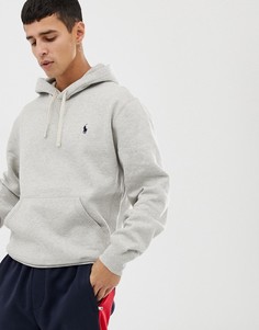 Худи серого цвета с логотипом Polo Ralph Lauren - Серый