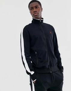 Черная спортивная куртка с отделкой кантом Polo Ralph Lauren - Черный