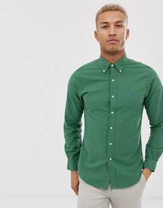 Зеленая рубашка с воротником на пуговицах Polo Ralph Lauren - Зеленый