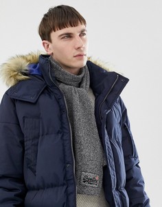 Классический шарф Superdry - Серый