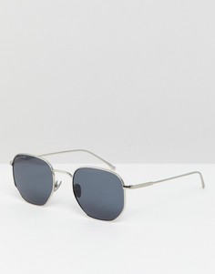 Круглые солнцезащитные очки Lacoste L206SPC - Серебряный