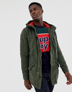 Зеленая куртка в стиле милитари Superdry new rookie - Зеленый