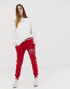 Красные спортивные штаны узкого кроя Superdry - Красный