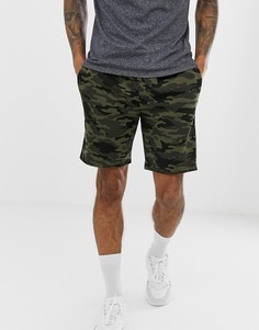 Трикотажные шорты с камуфляжным принтом French Connection - Мульти