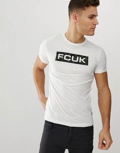 Футболка с логотипом FCUK French Connection - Белый