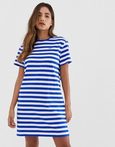 Платье-футболка в полоску Polo Ralph Lauren - Темно-синий