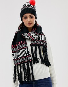 Шарф с логотипом Superdry - Мульти