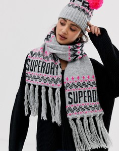 Шарф с логотипом Superdry - Мульти