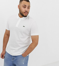 Белое поло с логотипом Lacoste - Белый
