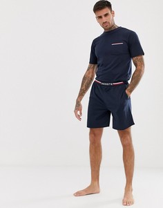Темно-синие шорты для дома Lacoste - Темно-синий