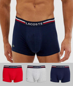 Набор из 3 боксеров-брифов цветов французского флага Lacoste - Мульти