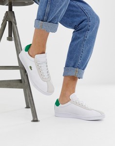Белые кожаные кроссовки Lacoste Masters - Белый