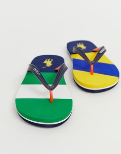 Шлепанцы в стиле колор блок Polo Ralph Lauren wittlebury - Мульти