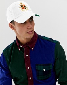 Белая бейсболка с вышивкой Polo Ralph Lauren - Белый