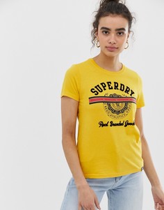 Желтая футболка с логотипом Superdry - Желтый