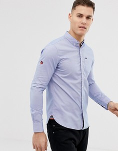 Синяя оксфордская рубашка с карманом Superdry - Синий