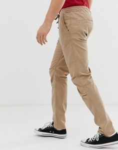 Бежевые брюки в стиле милитари Superdry - Бежевый