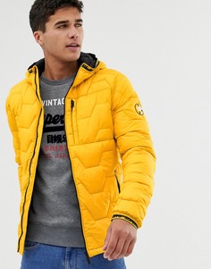 Желтая стеганая куртка Superdry Hex - Желтый