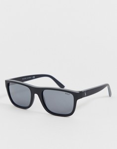 Квадратные солнцезащитные очки Polo Ralph Lauren 0PH4145 - Черный