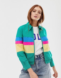 Спортивная куртка в стиле ретро Polo Ralph Lauren - Мульти